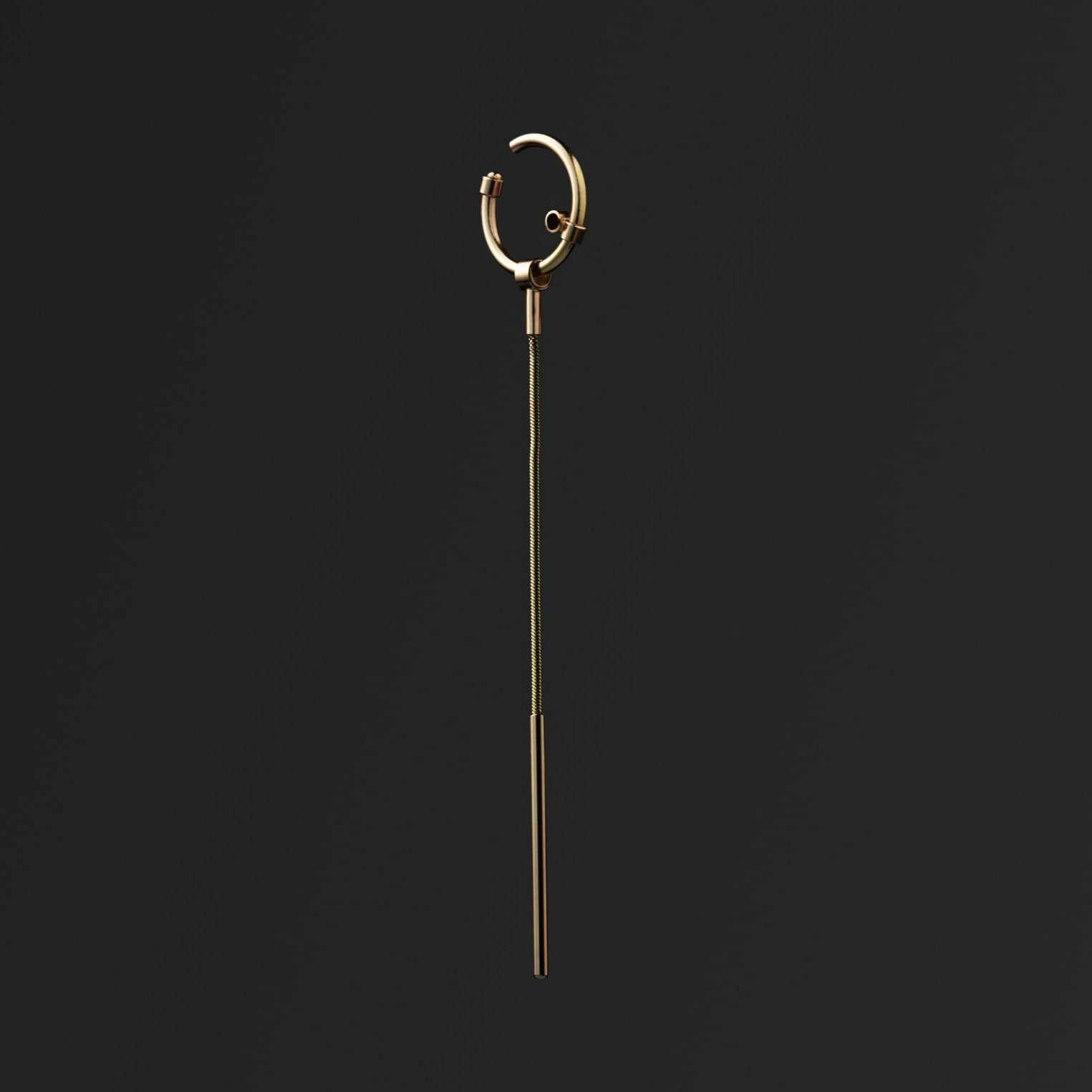 Ari earrings set in gold