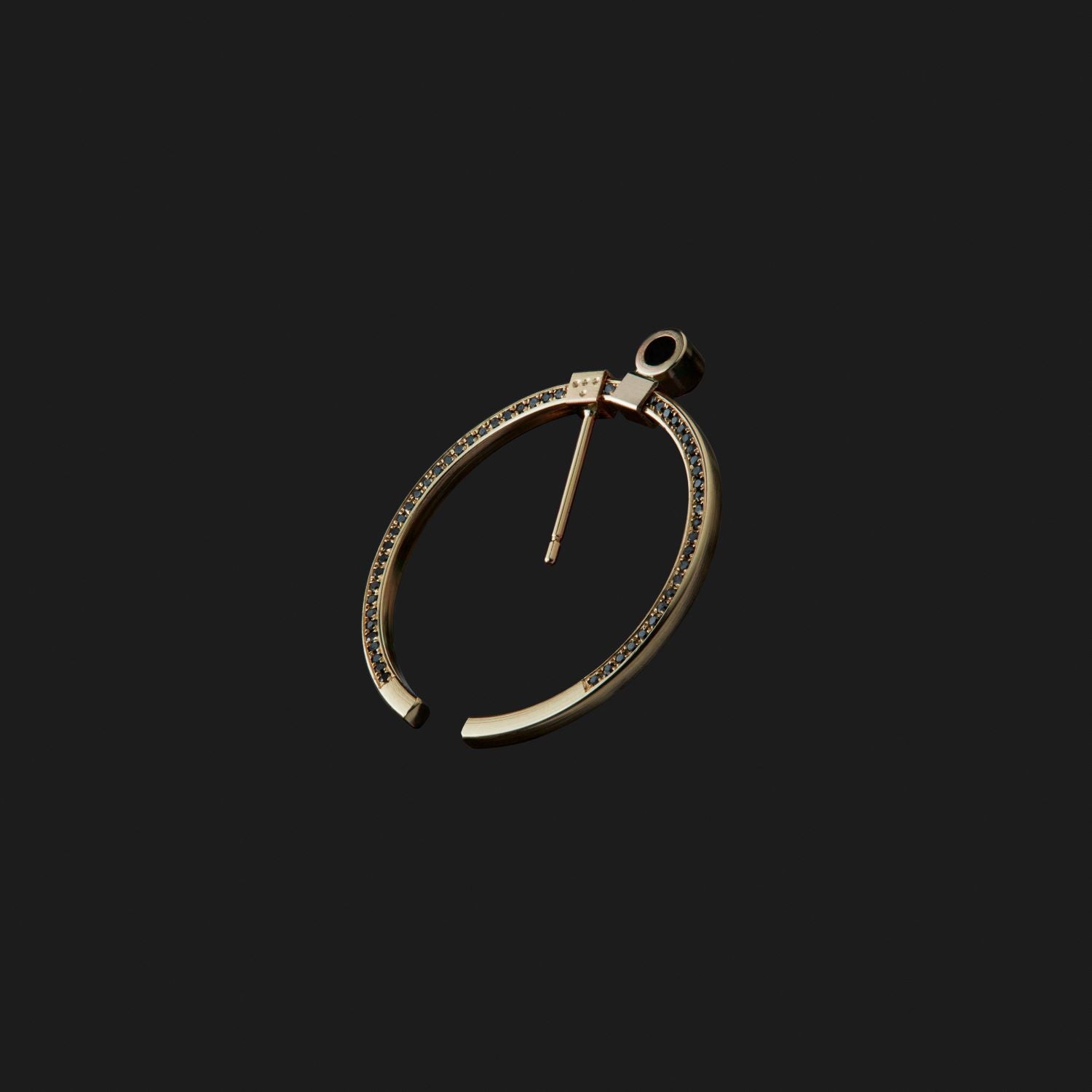 PHI modular C-line earring set