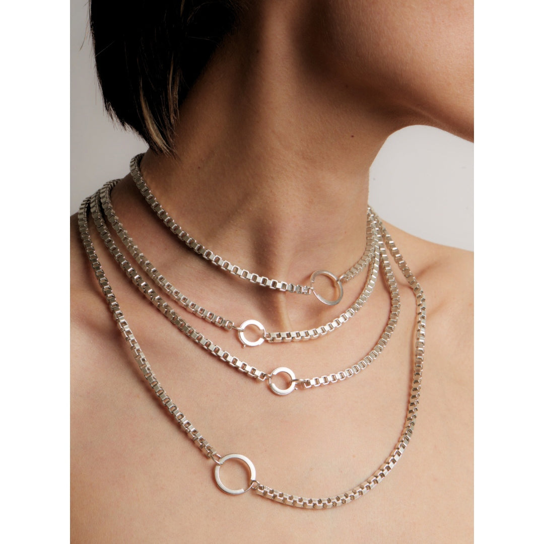 CO Box chain necklace