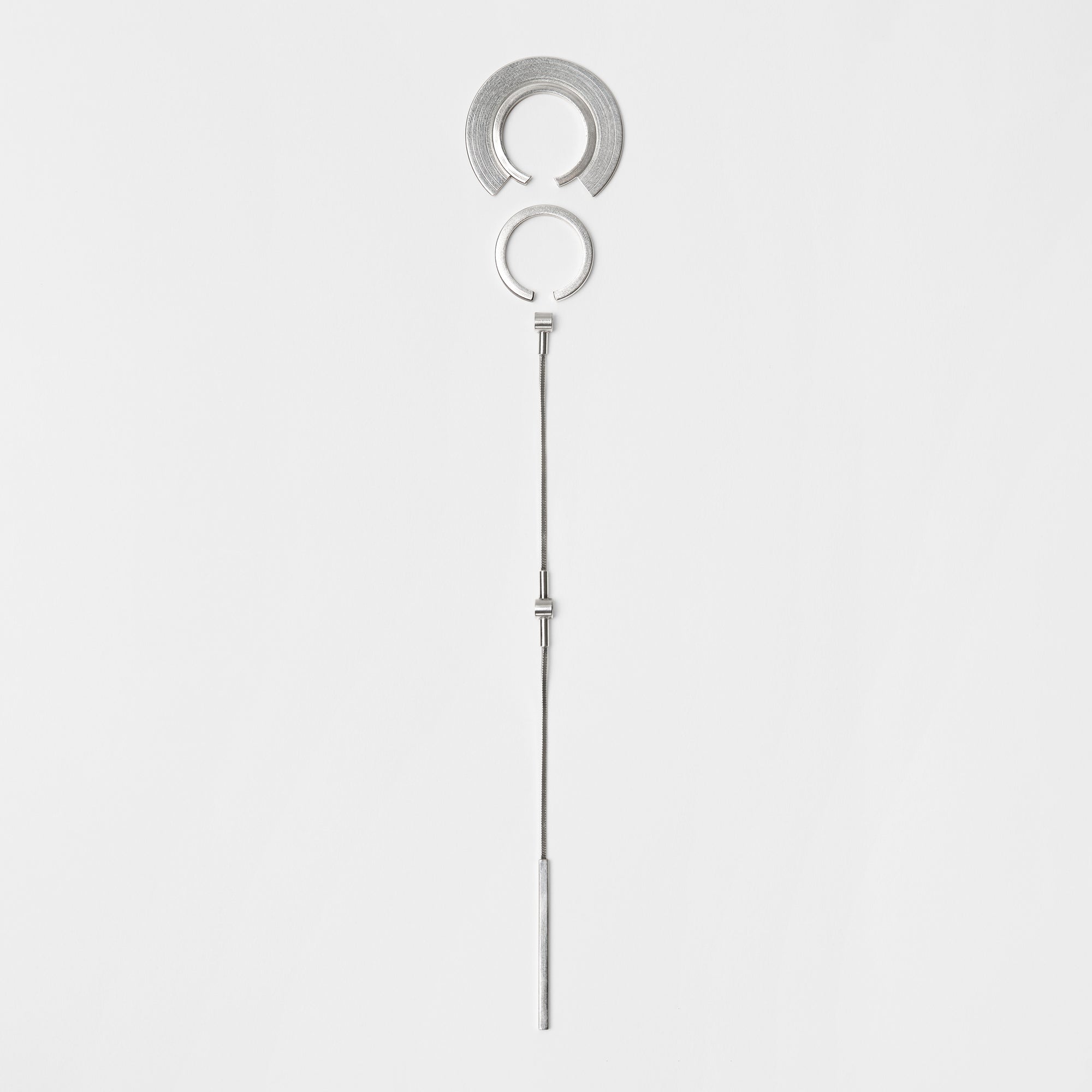 ADD-on01 chain + minimal cuff earring