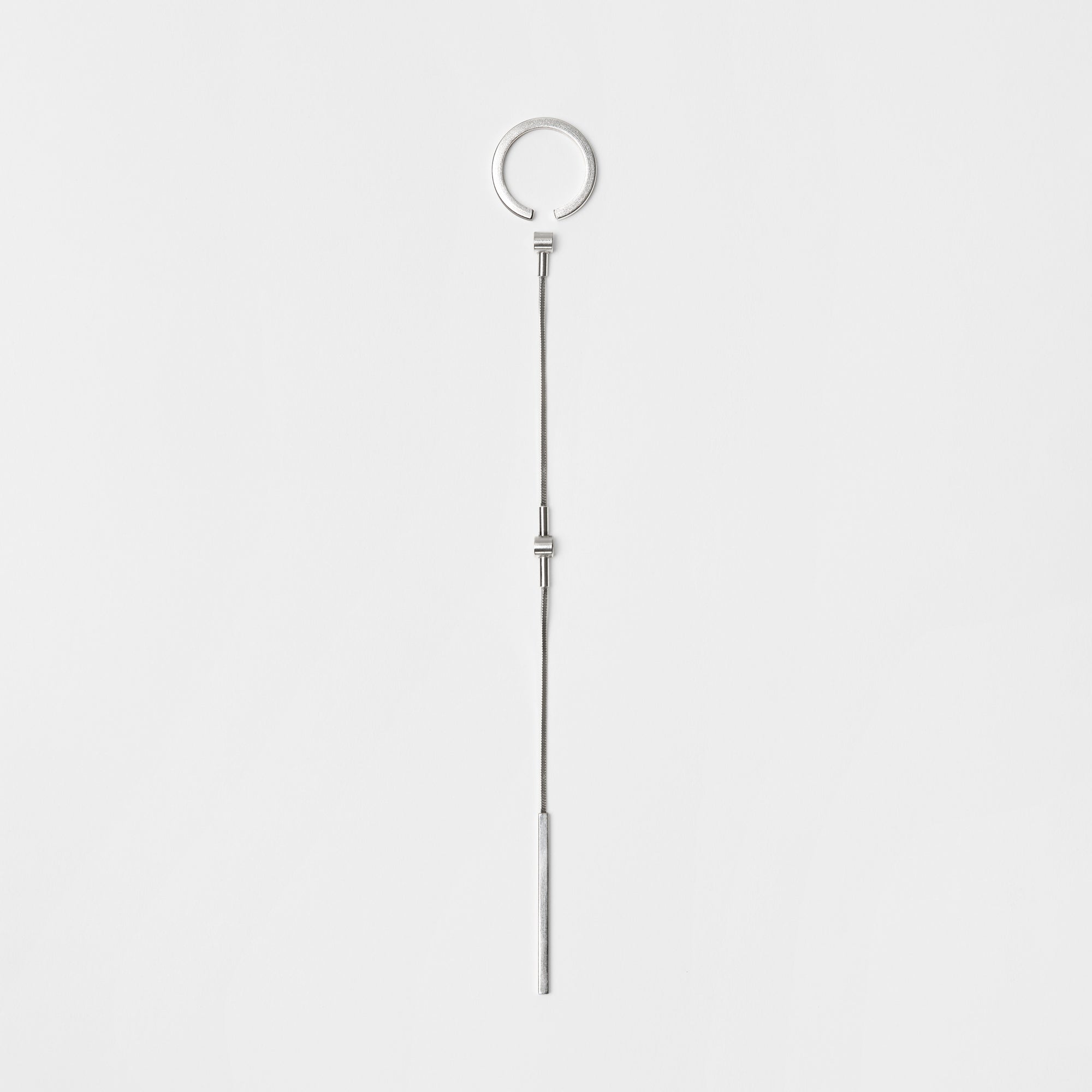 ADD-on01 chain + minimal cuff earring