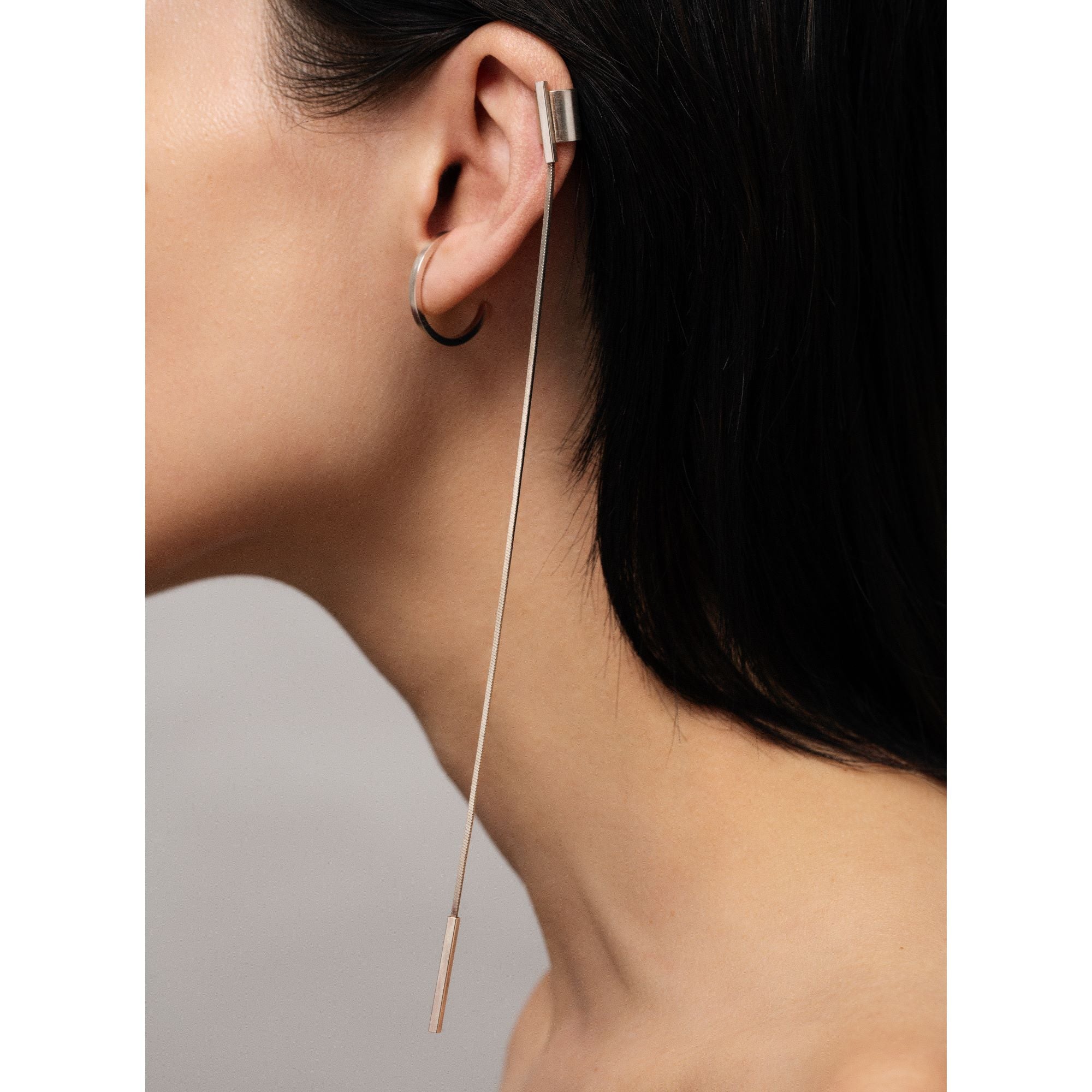 RESTRAIN top long cuff earring – aka jewellery