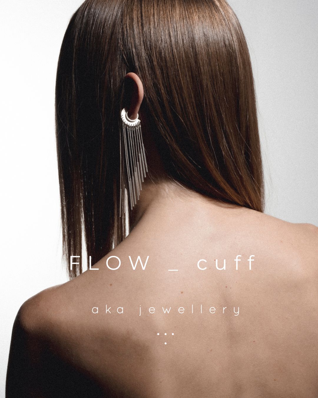 Ear cuff silver earring modular jewellery modern