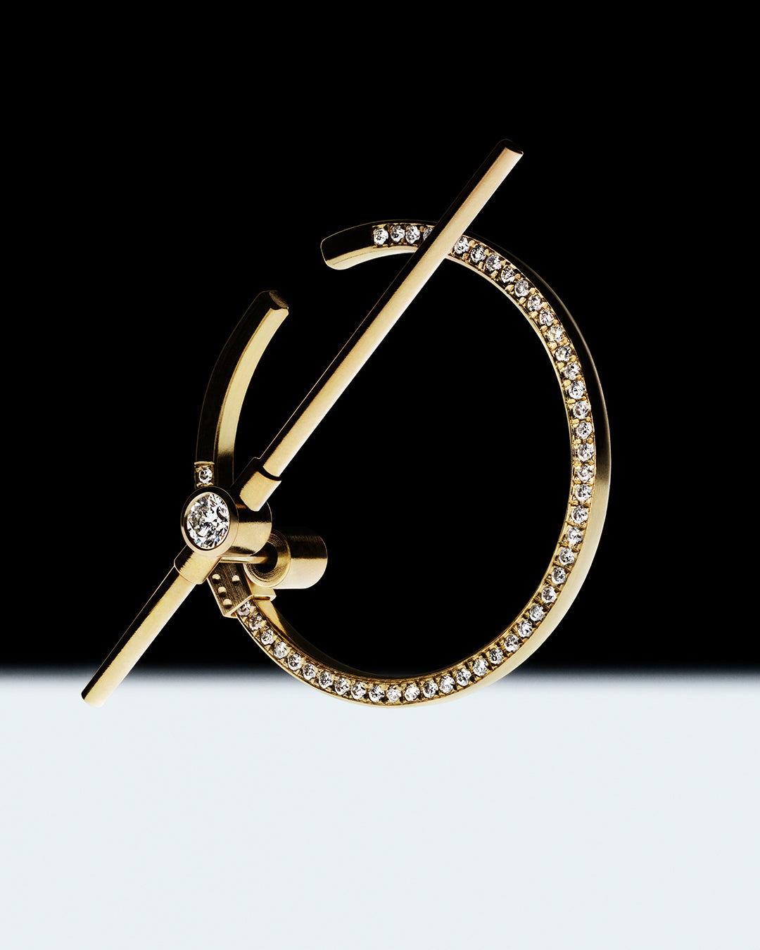 gold earring jewellery diamond modular fine