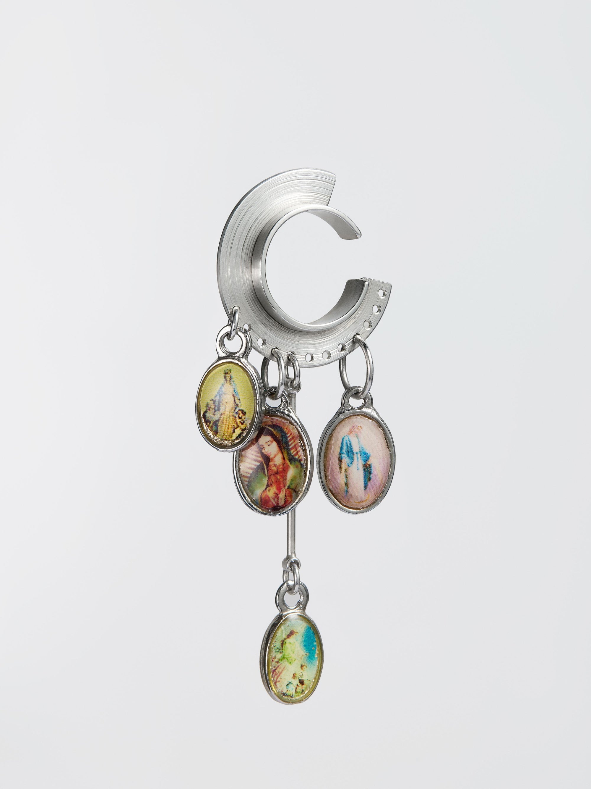 saints silver earcuff modular jewellery