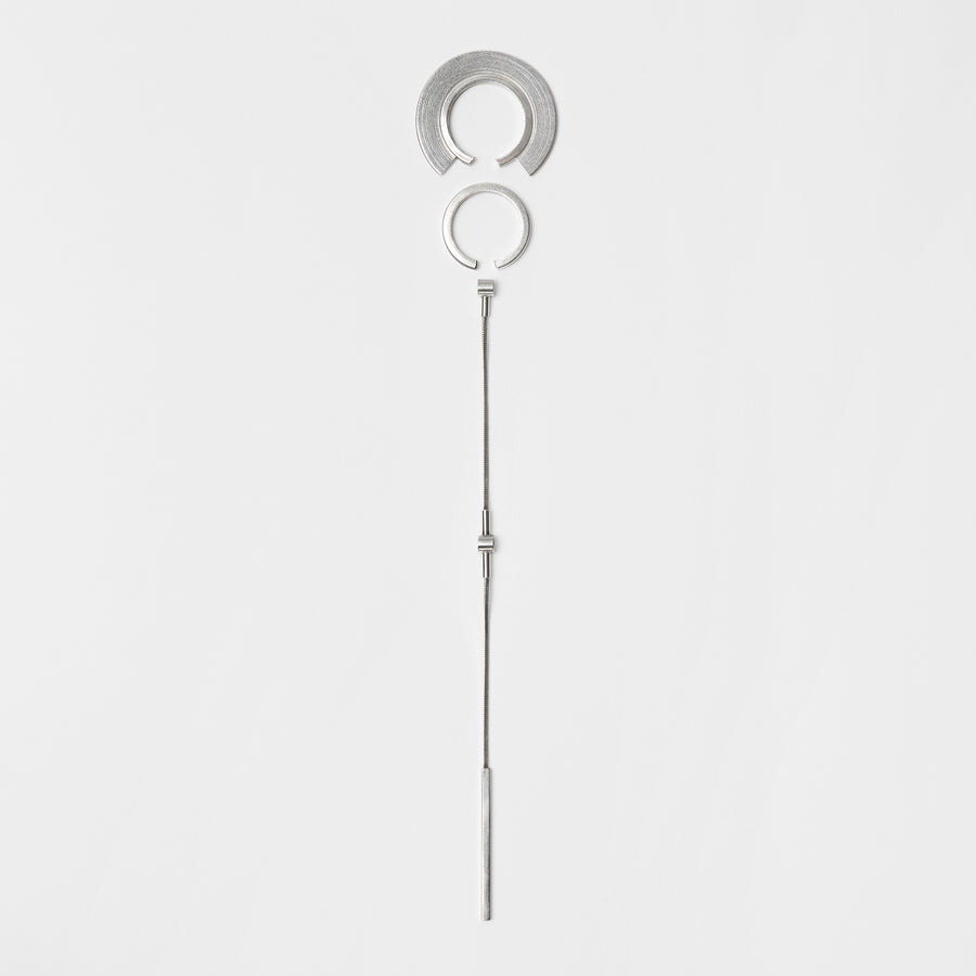 ADD-on01 chain + minimal cuff earring