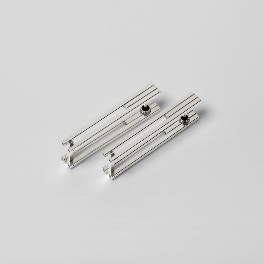 CONCORD⁵ - Modular earrings with a hinge.