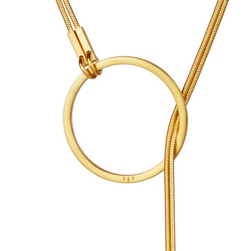 STREAK modular circle necklace