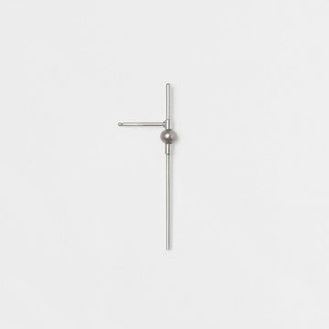 Pearline bar pearl single earring