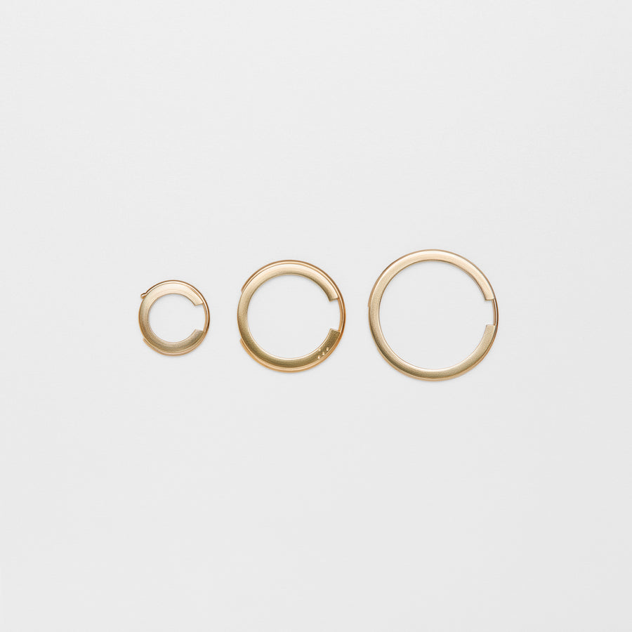 CO gold hoop earring