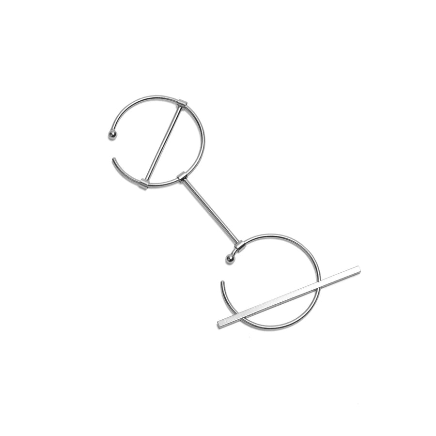 O1O1 modular earrings / silver